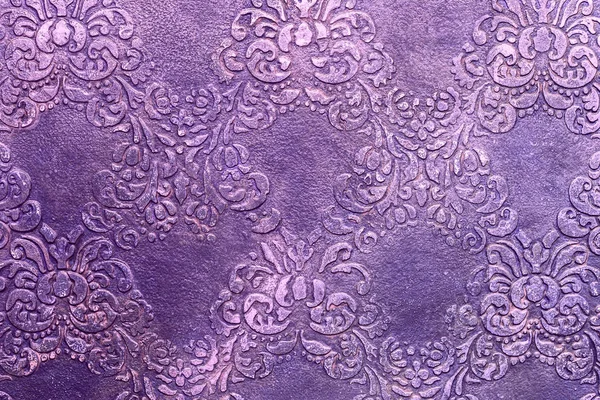 Hermoso Fondo Púrpura Pintura Acrílica Patrón Oriental Vintage —  Fotos de Stock