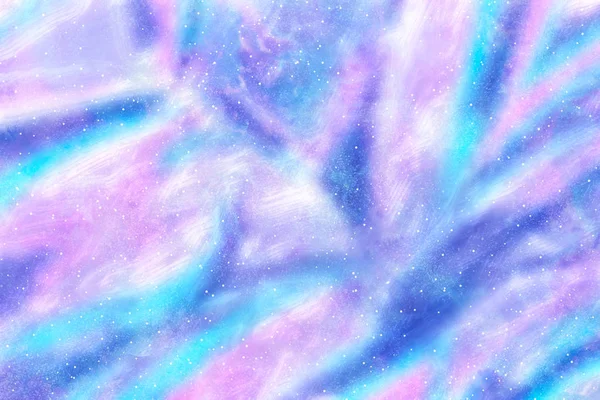 Holografisk Bakgrunn Abstrakt Regnbueillustrasjon Stjernehimmelen Pastellfarger – stockfoto