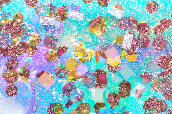 Абстрактная блестящая текстура, многослойный яркий и современный узор
