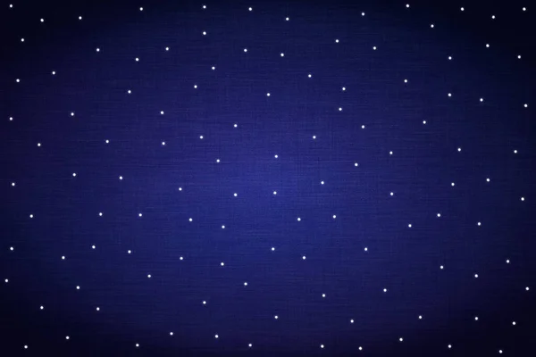 Blue Christmas Background Small Snowflakes Winter Texture White Stars Dark — Stock Photo, Image