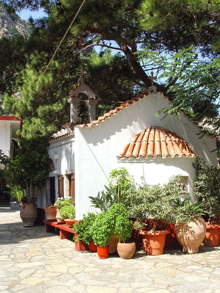 Chapel Monastery Agios Georgios Selinaris Greece Crete Royalty Free Stock Images