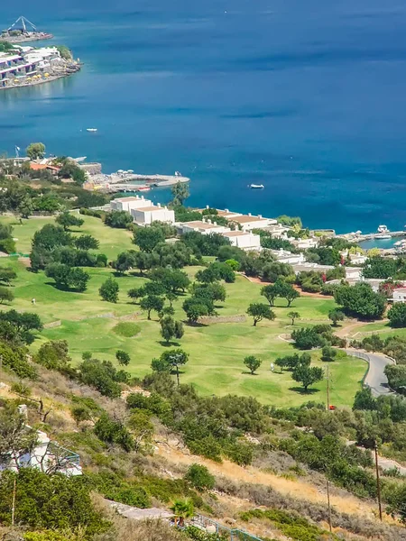 Tourist Elounda Island Crete Greece — Stock Photo, Image