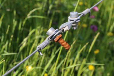 Cıvata ve somun ile kablo