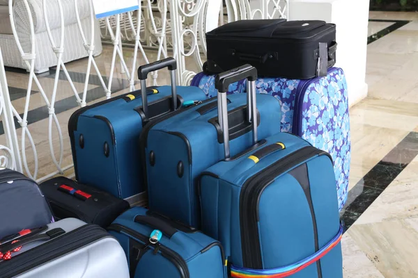 Suitcases Floor — Stock Photo, Image