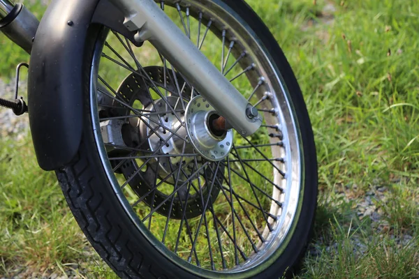 Motocicleta Motocicleta Detalhes — Fotografia de Stock