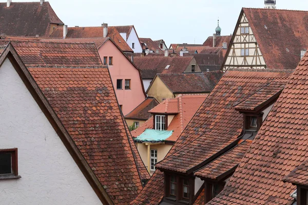 Dächer Rothenburg Der Tauber — Stockfoto