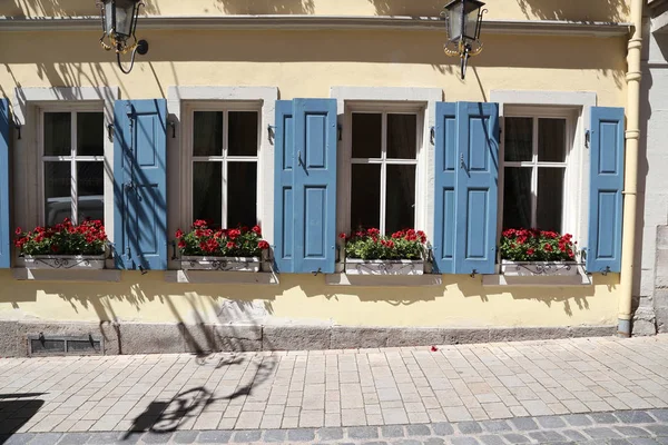 Blumen Auf Der Fensterbank — Stockfoto