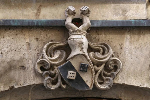 Cifras Los Antiguos Edificios Rothenburg Der Tauber Alemania —  Fotos de Stock