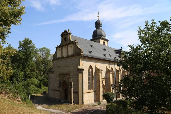 Kostel Bergkirche Laudenbachu Německo — Stock fotografie