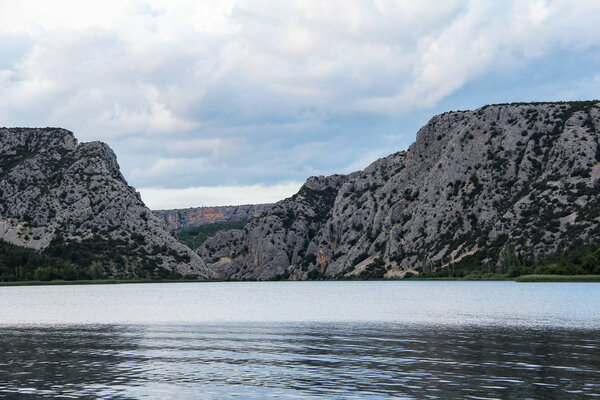 River KRKA at Visavac (Croatia)