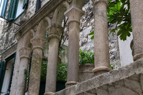 Arquitectura Balaustrada Antigua Detalles — Foto de Stock