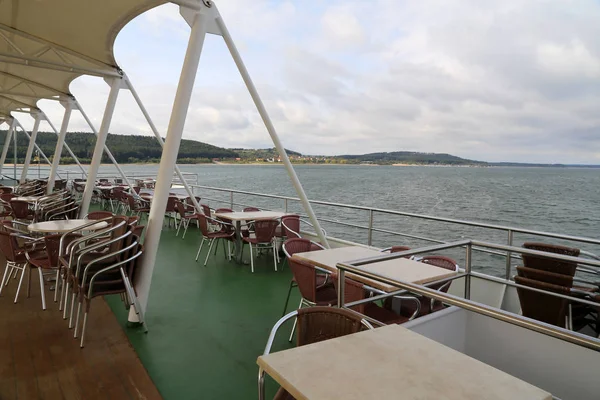 Schifffahrt auf dem See in Bayern — Stockfoto