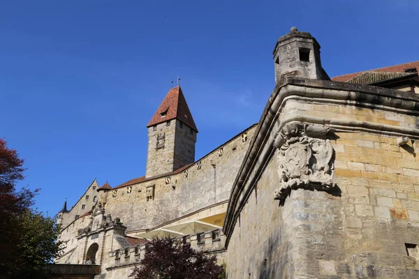 Fortaleza Coburgo. El Veste en Coburgo, Alemania. fragmentos . — Foto de Stock