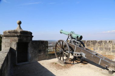 Eski top. Coburg, Almanya'da haber. parçaları.
