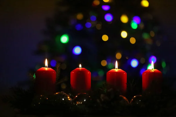 Der Advent Ist Die Zeit Des Wartens Und Der Vorbereitung — Stockfoto