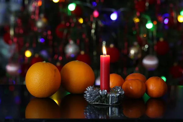 Beautiful Christmas New Years Scene — Stock Photo, Image