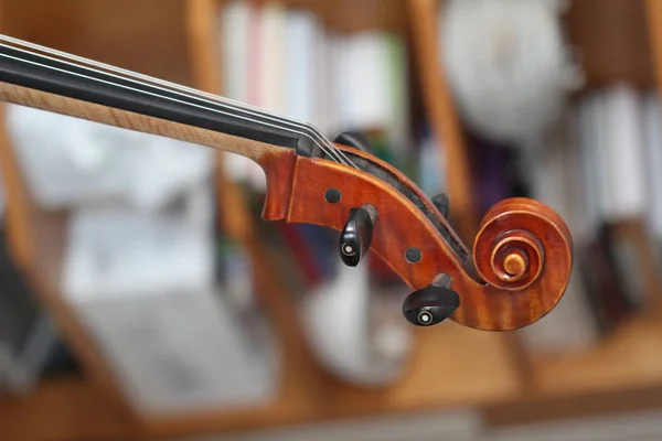 Instrumen Musik Cello Detail — Stok Foto