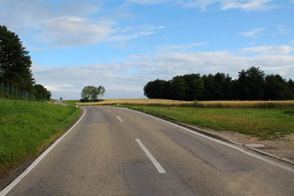 Road Leading Rural Landscape — Stock Photo, Image