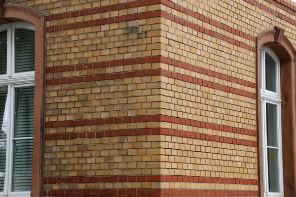 Brick wall. Brick wall of the house.