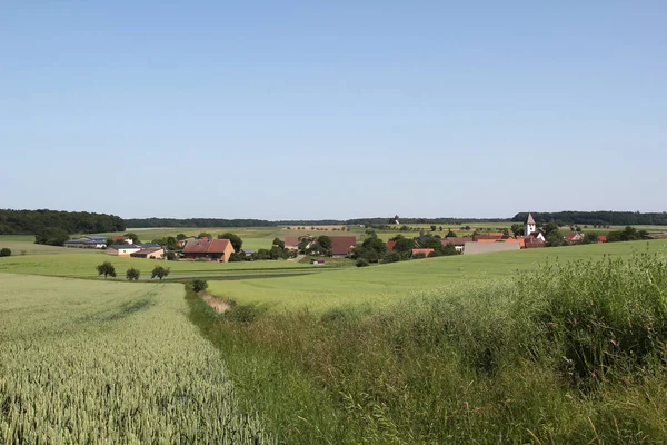 Village Calm Rural Landscape — Stock Photo, Image