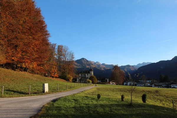 Camino Través Del Paisaje Rural — Foto de Stock