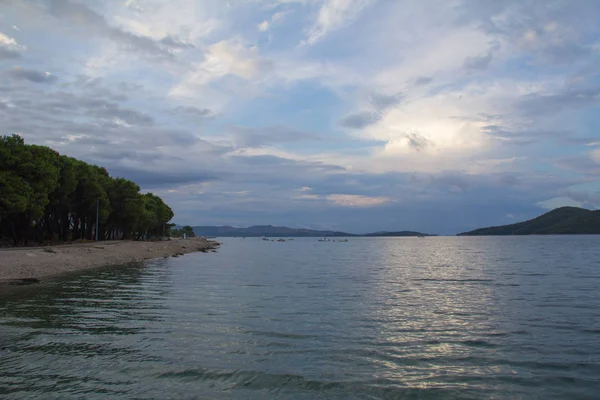 Hırvatistan Adriyatik Kıyılarının Güzel Manzarası — Stok fotoğraf