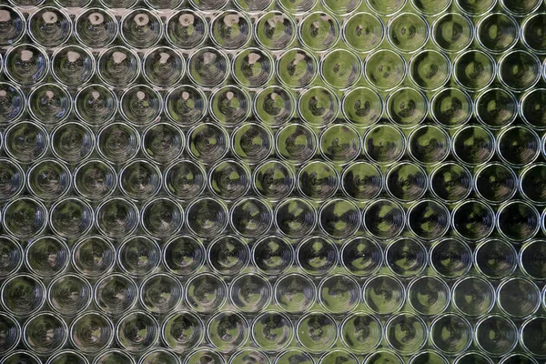 Mosaik Runda Gröna Glasögon Eller Flaskor — Stockfoto