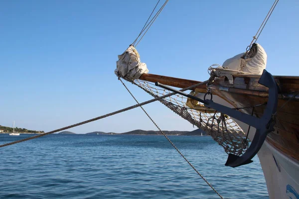 Adriatische Zee Fragment Van Een Zeilschip — Stockfoto