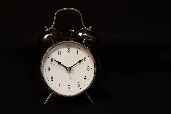 Alarm Clock Dark Background — Stock Photo, Image