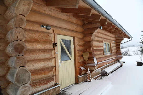 Sauna Healthy Finnish Sauna Hot Dry Steam — Stock Photo, Image