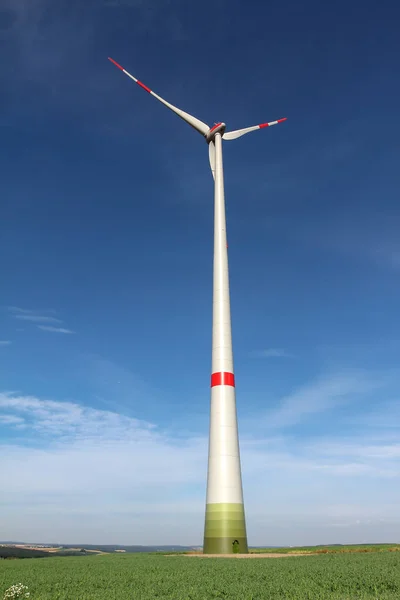 Windmill Blue Sky Background — Stock Photo, Image