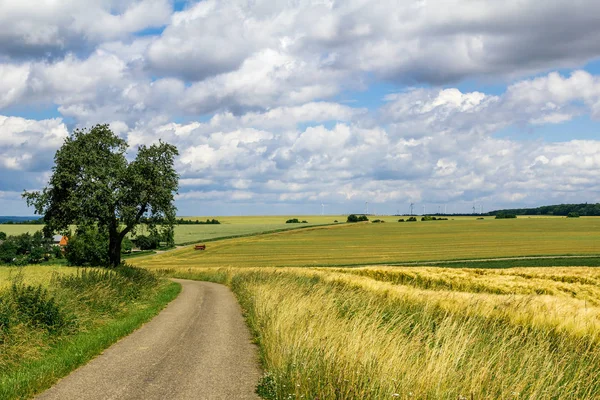 Vackra Lugna Landsbygdens Landskap — Stockfoto