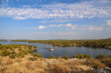Hırvatistan 'da Sibenik 'te St. Anthony kanalı