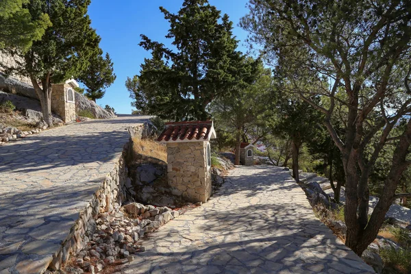 Tribunj es un municipio del condado de Sibenik-Knin, Croacia. . — Foto de Stock