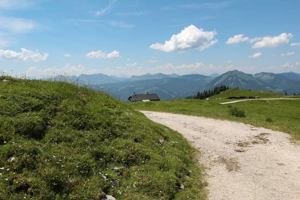 Vakkert fjellandskap i de østerrikske alpene – stockfoto