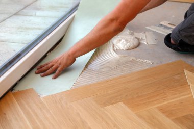 Parke döşeme alt. Ahşap laminat parke yükleme alt