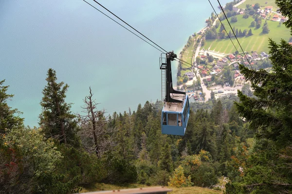 Vista sobre el lago Walchensee desde lo alto de Herzogstand, Alemania — Foto de Stock