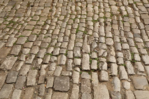 Abstract Background Old Cobblestone Pavement Close — Stock Photo, Image