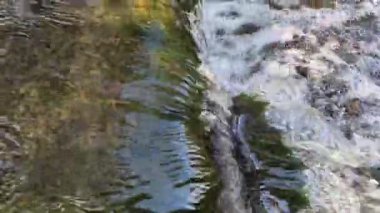 Almanya 'da Tauber Nehri' nde Akıntı.