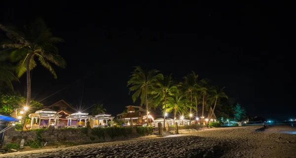 Tropical Beach Resort Noci — Stock fotografie