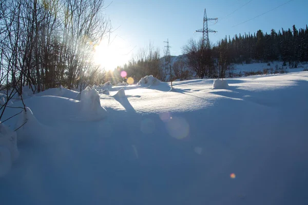 Sibirien Russland Natur Winter — Stockfoto