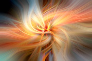 Merkeze doğru kıvrılan farklı renk kümeleri. Spiral çok renkli hareket bulanık doku soyut arkaplan. Spiral Girdap Grafik Modern Sanat. Moda masaüstü soyut duvar kağıdı. Yaratıcı Dalga