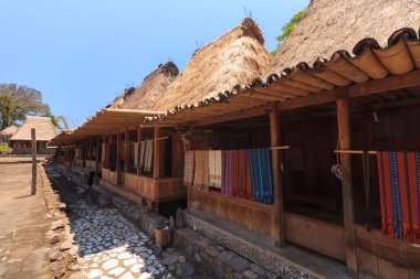 Bena traditional village, near Bajawa, Flores, Indonesia clipart