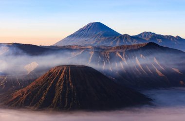 Gunung Bromo, Java, Endonezya sabah shot