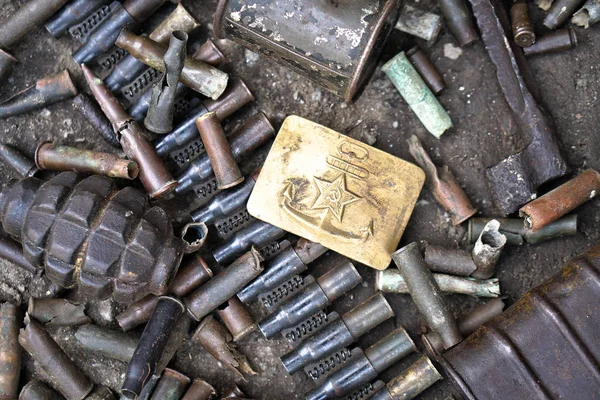 Histórico Militar Com Troféus Armas Segunda Guerra Mundial Alemanha Com — Fotografia de Stock