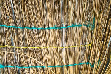 İlginç yaratıcı saman doku. Arka plan sanat