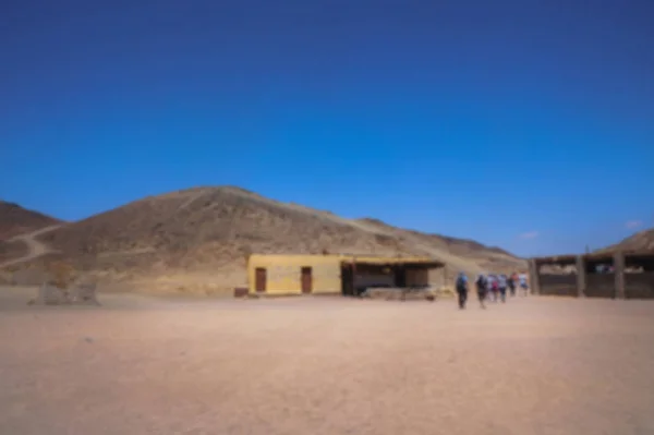 Desierto Seco Montaña Durante Las Vacaciones Tipos Arenas Egipcias Durante — Foto de Stock