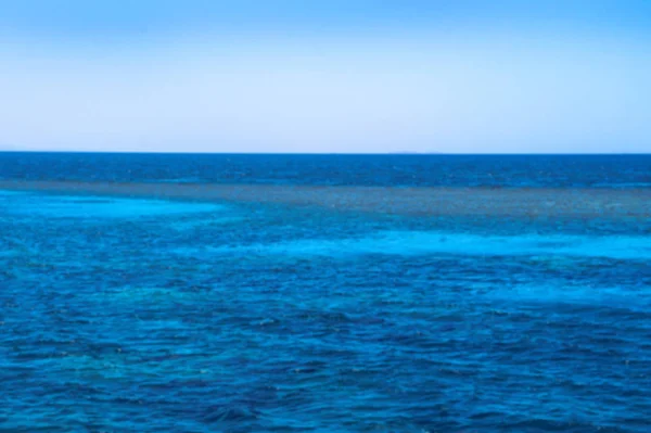 Hermosa Superficie Azul Del Mar Con Cielo Oceánico Desierto Tema — Foto de Stock
