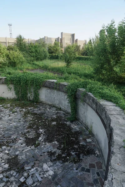 Ruínas Edifícios Abandonados 1986 Arquitetura Soviética Chernobyl Perigo Infecção Pessoas — Fotografia de Stock