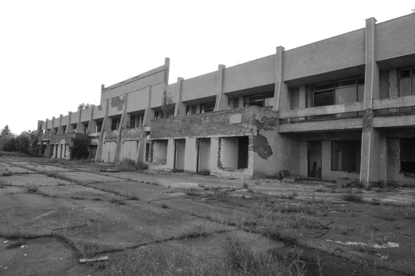 Ruínas Edifícios Abandonados 1986 Arquitetura Soviética Chernobyl Perigo Infecção Pessoas — Fotografia de Stock